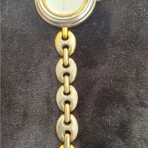 Gucci Women's Gold and Silver Chain Link Watch